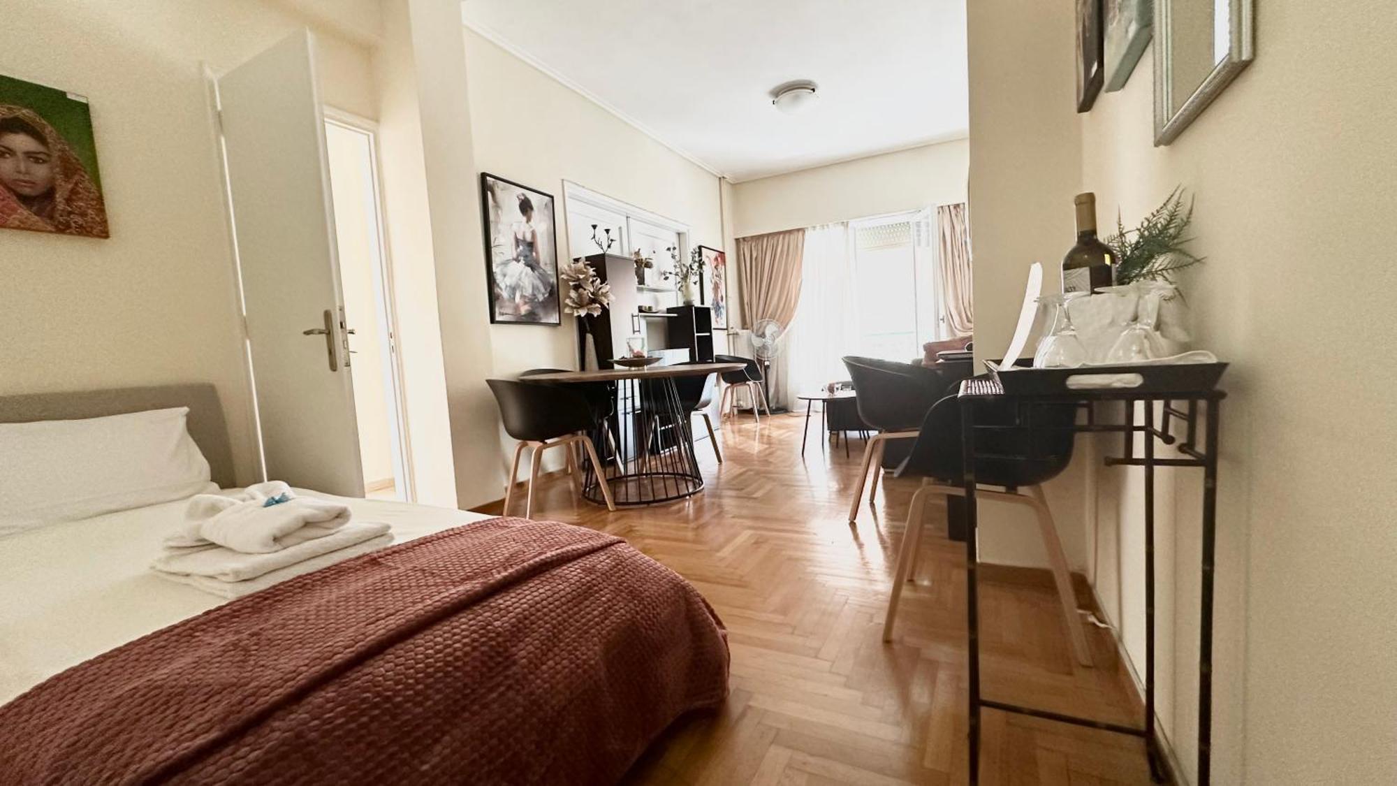 Harokopio Apartment In アテネ エクステリア 写真